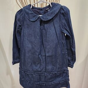 GAP Kids Casual Denim Dress - Blue